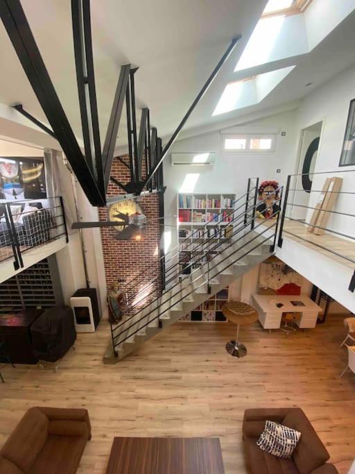 Rare ! Loft Atypique Centre-Ville Parking Jardin رانس المظهر الخارجي الصورة