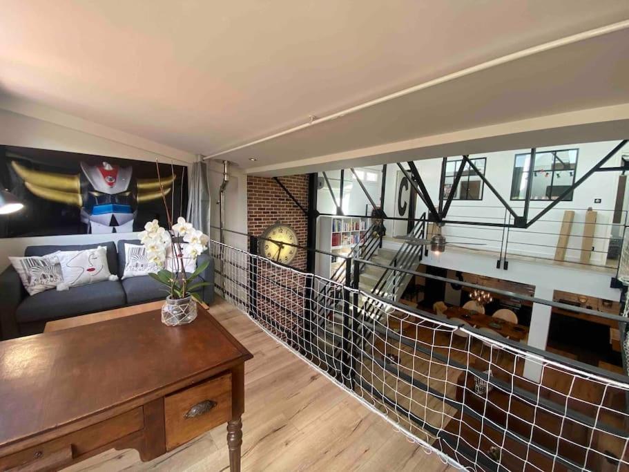 Rare ! Loft Atypique Centre-Ville Parking Jardin رانس المظهر الخارجي الصورة